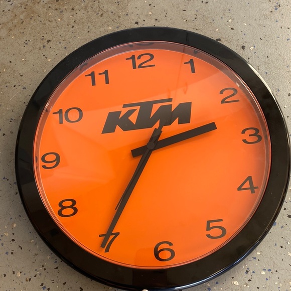 KTM Wall Decor Ktm Motorcycle Dirt Bike Company Brand Logo Orange